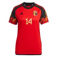 Belgium Dries Mertens #14 Replica Home Shirt Ladies World Cup 2022 Short Sleeve